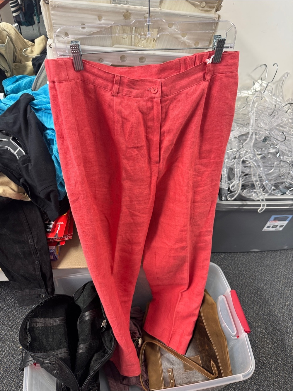 Appleseed’s linen crop pants 14 petite // 061323